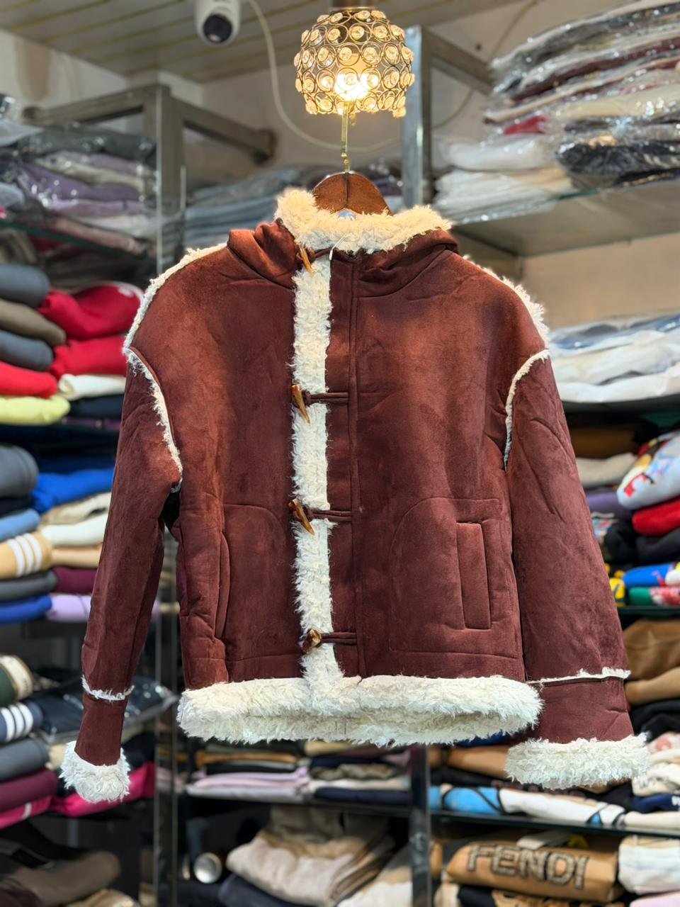 🤎 Korean Winter Jacket – Inside Fleece - Image 7