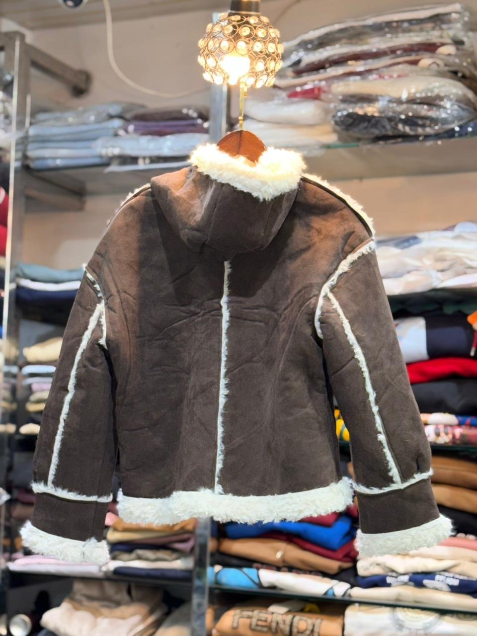 🤎 Korean Winter Jacket – Inside Fleece - Image 5