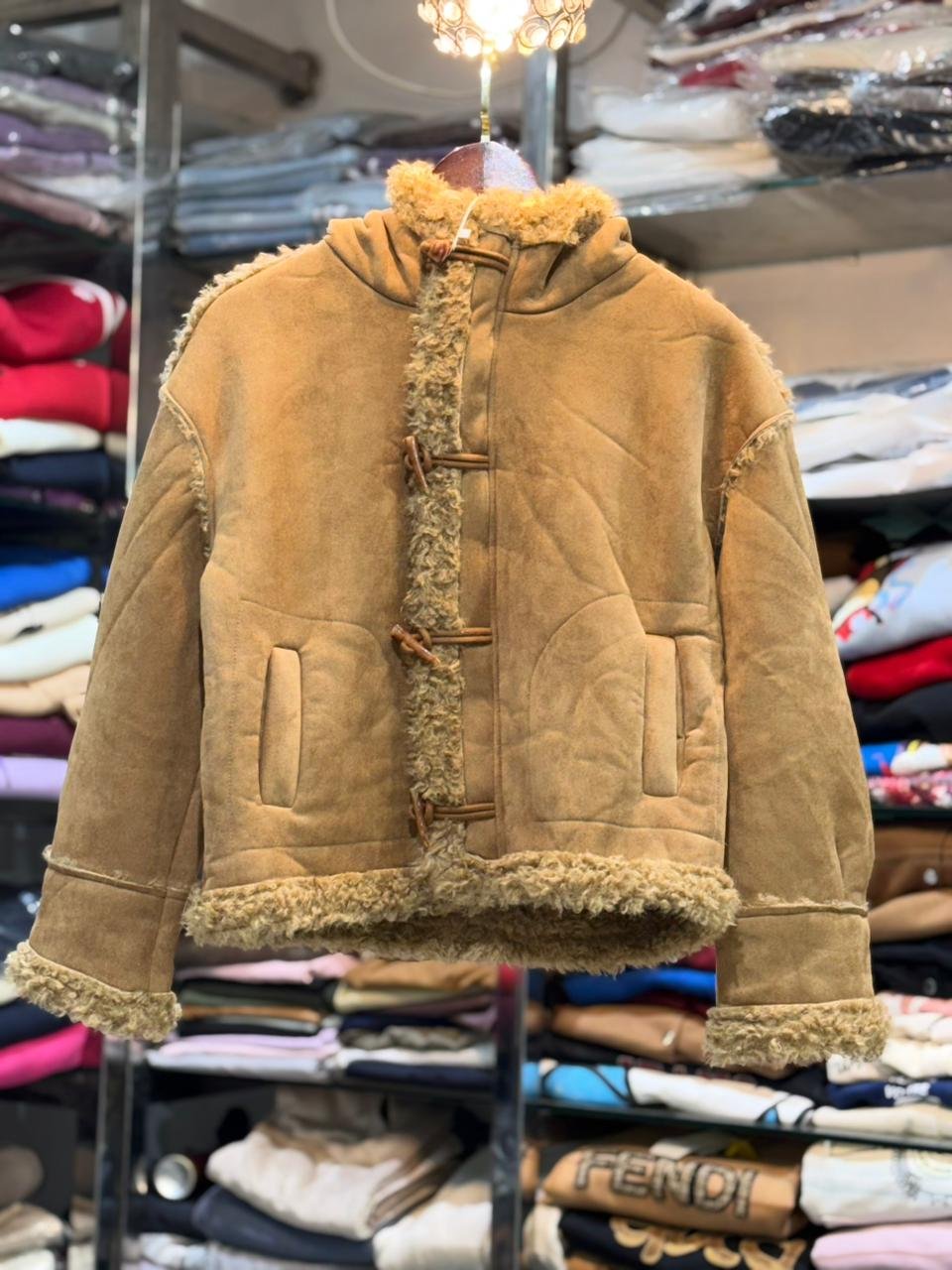 🤎 Korean Winter Jacket – Inside Fleece - Image 3