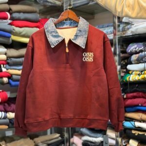 🤍 Korean Zip Collar Swat (Sweatshirt)